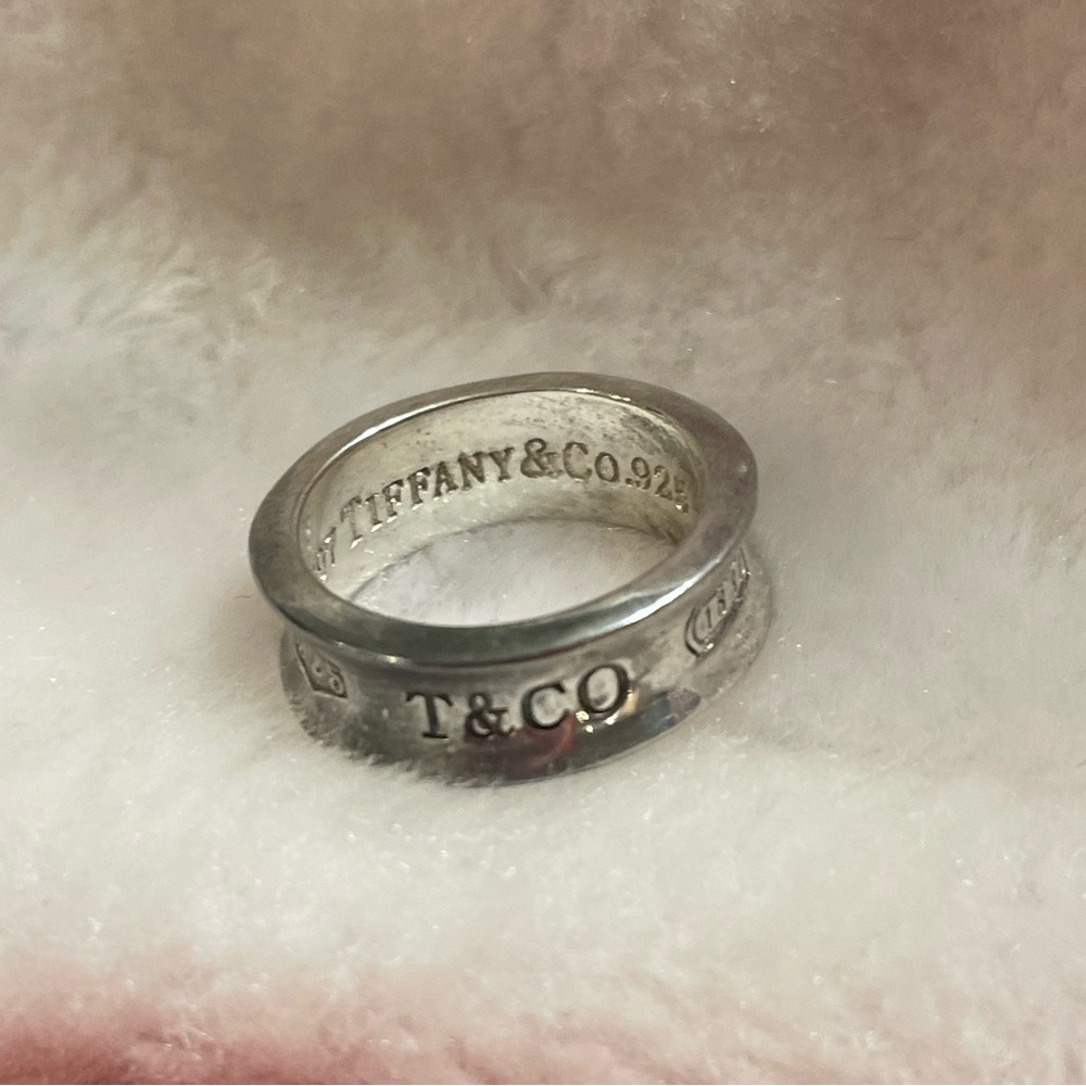 Tiffany & Co Ring 1837 silver vintage. 925. Band size is about 4.75